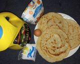 A picture of step 9 of #WorldWideEggsChallenge-Pancakes.