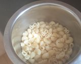 A picture of step 1 of Orange pasta#4 week challenge#charity challenge.