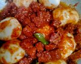 Foto langkah ke 6 dari resep Telur Tempe Balado.