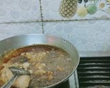 A picture of step 3 of Rajasthani special Curry -lapsi.