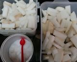 「雨水」節氣美食-糖醋泡菜蘿蔔&創意延伸紫米壽司捲的食譜步驟2照片