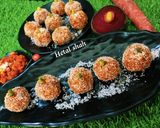 ગાજર બીટ બોલ્સ (Gajar Beetroot Balls Recipe In Gujarati) રેસીપી સ્ટેપ8ફોટો