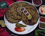 A picture of step 8 of Methi Bajra Flour Dhebra (Gujarati Style).