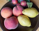 Gruszka w brzoskwiniowym smoothie krok przepisu 1 zdjęcie