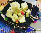 A picture of step 3 of Milk Powder Burfi 👌🥰.