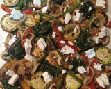 Foto del paso 3 de la receta: Coca de verduras y queso de cabra