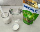 Foto langkah ke 1 dari resep Puding milky matcha.