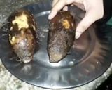A picture of step 1 of Fried Garadu (Ratalu) Famous Recipe of Madhya Pradesh.