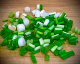 Hình bước làm 1 của món Khổ qua xào trứng