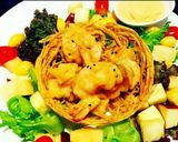 รูปขั้นตอนการทำที่ 3 ของ สลัดผักผลไม้กุ้งทอดนอนรัง #กินผักรักสุขภาพ7