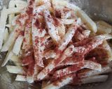 फ्रेंच फ्राई (French fry recipe in Hindi) रेसिपी चरण 3 फोटो