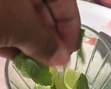 A picture of step 2 of Watermelon lemonade Iftar special.