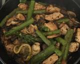 Chicken with asparagus, mushrooms and wild rice recipe step 4 photo