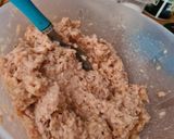 Brokkolis túróval töltött csirke golyók recept fázis 2 fotója