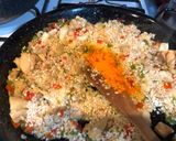 Foto del paso 3 de la receta: Arroz mar y montaña en paella