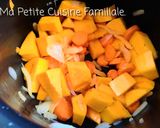 Une image de l'étape 2 de Velouté de butternut au mascarpone.