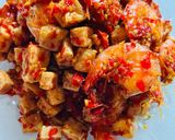 Foto langkah ke 3 dari resep Udang Tahu Balado.