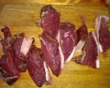 Foto del paso 1 de la receta: Lomo al Strogonoff con papas Sofía