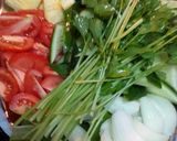 Hình bước làm 1 của món Mực xào chua ngọt
