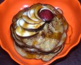 A picture of step 8 of Apple cinnamon pancake🍎🥞.