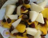 Une image de l'étape 1 de Flan aux fruits.