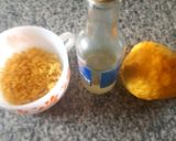 A picture of step 1 of Home made lemon oil.