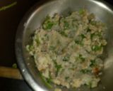 A picture of step 1 of Potato kheel ki tikki.