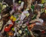 Tongkol suwir sambal matah langkah memasak 3 foto