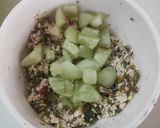 A picture of step 4 of Cucumber cups.