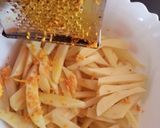 A picture of step 2 of Spicy turmeric chips.