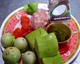 รูปขั้นตอนการทำที่ 1 ของ แกงเขียวหวานลูกชิ้นไก่สับไข่เค็ม