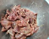 水蓮炒牛肉的食譜步驟1照片