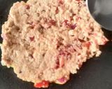 A picture of step 3 of Suji chilla.