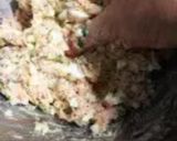 A picture of step 3 of Easy! Chicken-Egg-Olive in green pepper.