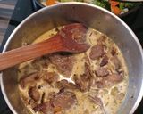 Une image de l'étape 5 de Soupe aux champignons grillés.