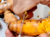 Fresh Haldi Sabzi / Raw Turmeric Sabzi