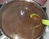 Foto langkah ke 5 dari resep Puding Buah Lapis Susu dan Coklat.
