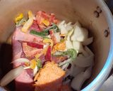 Foto del paso 2 de la receta: Puré con carne mechada