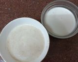 A picture of step 1 of Lychee & coconut pudding 🍮.
