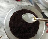 A picture of step 1 of Dark Chocolate Cake.
