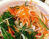 Hình bước làm 2 của món Kim chi cải thảo
