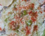 A picture of step 2 of Cucumber and ginger kachumer.