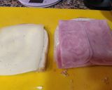 Foto del paso 1 de la receta: Sándwich mixto con costra de cheddar