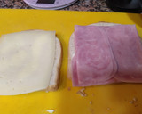Foto del paso 1 de la receta: Sándwich mixto con costra de cheddar