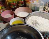 Foto langkah ke 1 dari resep Roti Kukus Pontianak Pandan (no mikser).