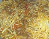 Foto langkah ke 6 dari resep Sphagetti Bolognese And Aglio Olio Dengan Daging Sapi Giling 😋.