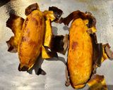 A picture of step 1 of Sweet Potato Galettes From 'Ottolenghi'.