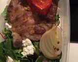 Fokhagymás sült tarja salival recept fázis 4 fotója