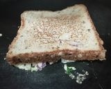 A picture of step 6 of Rava & Mix Veg Toast.