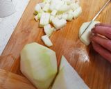 Karalábéleves gerslivel (árpa gyöngy) recept fázis 1 fotója